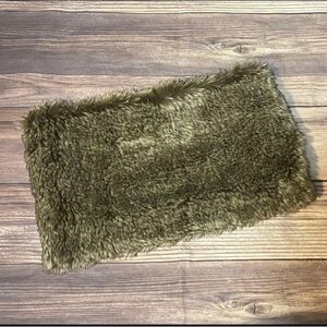 Madewell Faux Fur Scarf Snood 2010 Holiday Collection Brown Cowl